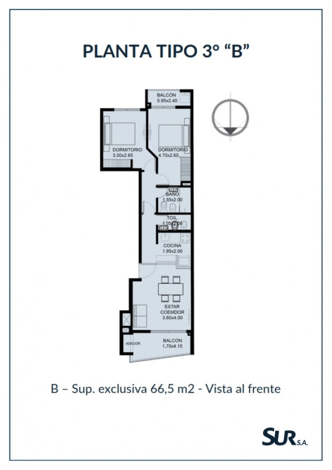 Oportunidad por tiempo limitado, Departamento 2 dormitorios a estrenar en venta, Edificio Danubio, Candioti Sur, Ciudad de Santa Fe