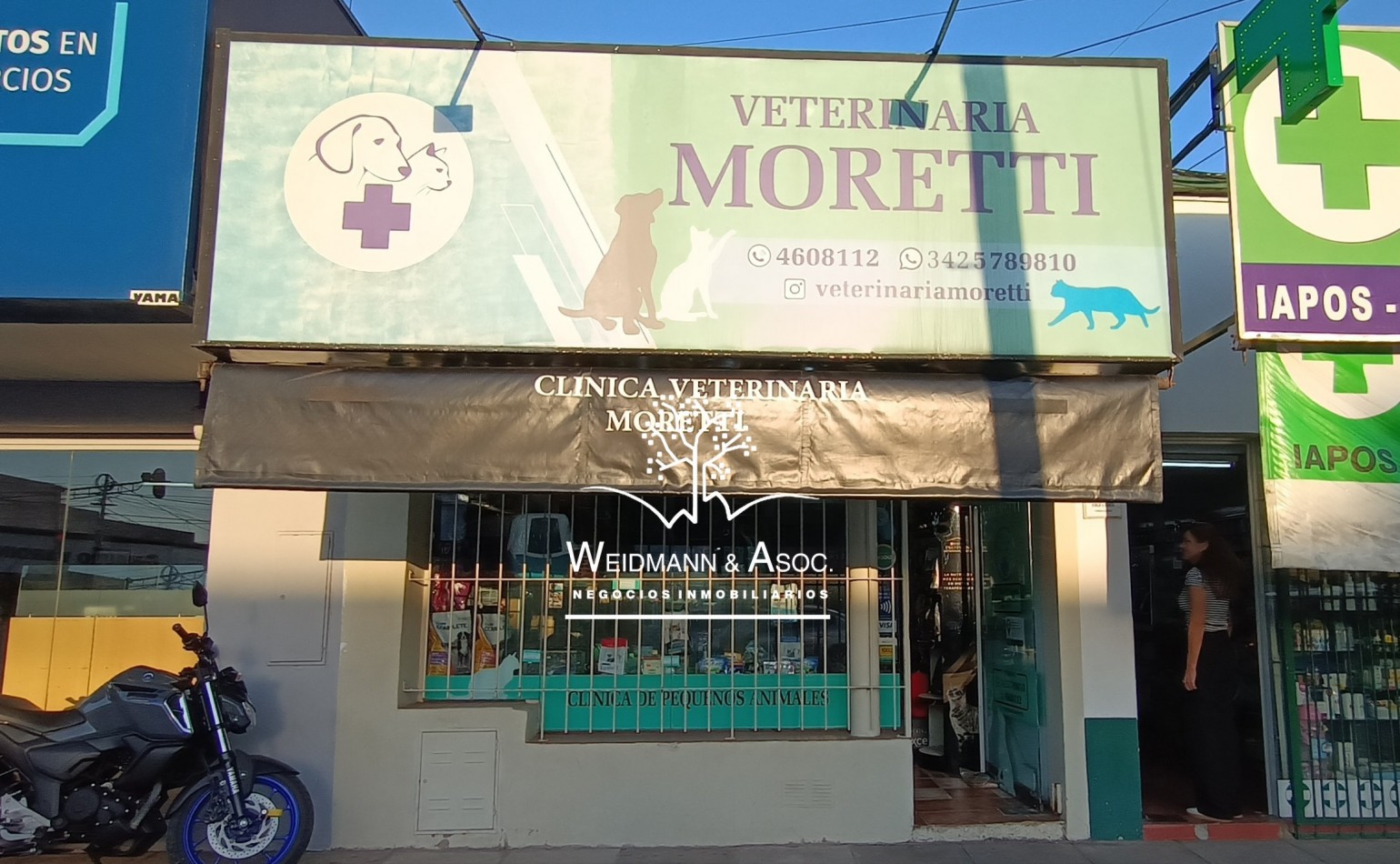 Fondo de comercio en venta, Veterinaria zona comercial de Aristobulo del Valle. Ciudad de Santa Fe