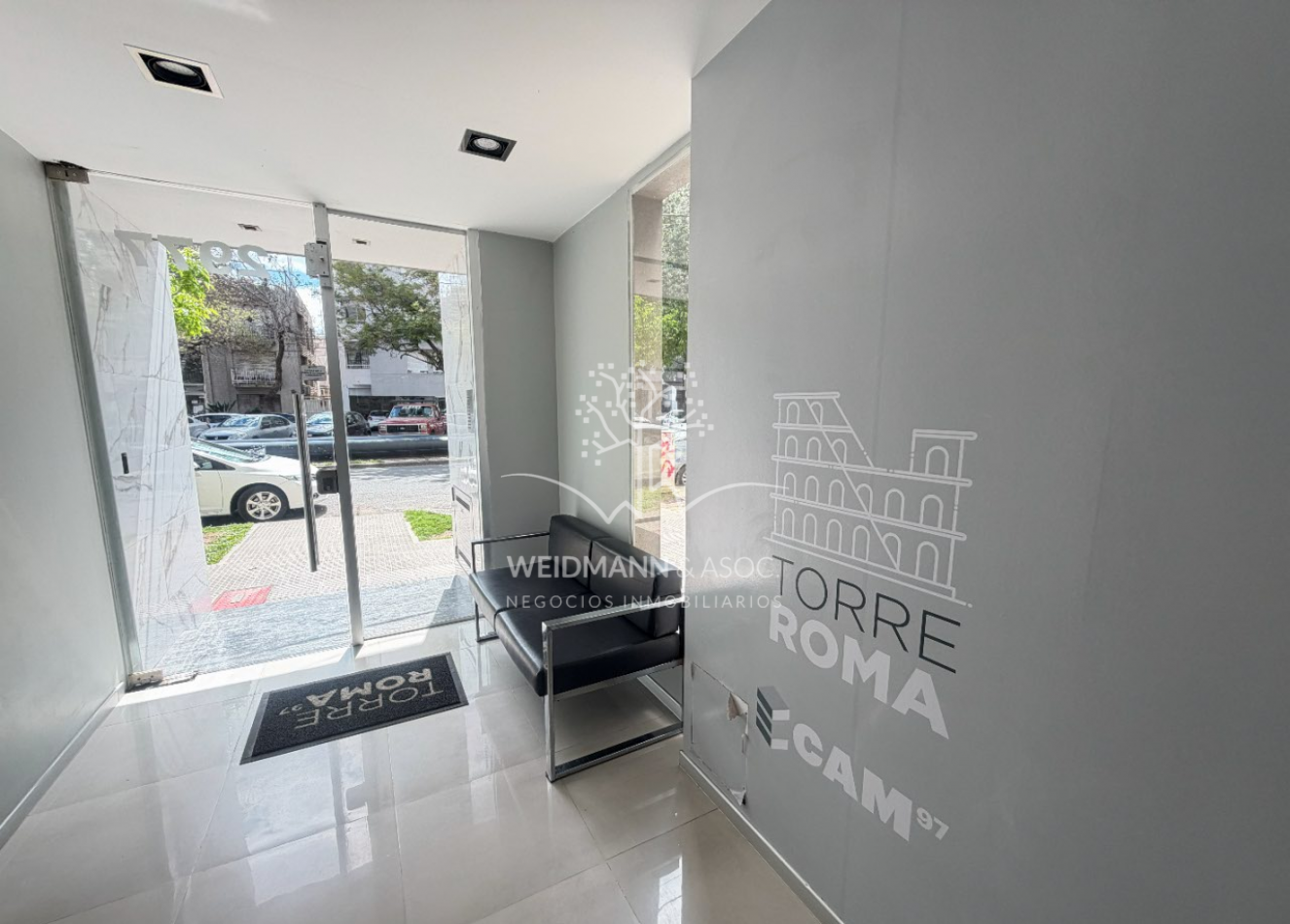 Departamento 1 dorm. en alquiler con cochera, Torre Roma, Santa Fe