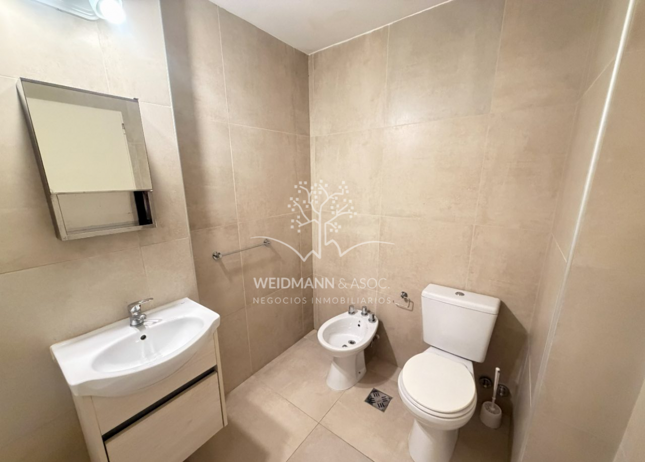 Departamento 1 dorm. en alquiler con cochera, Torre Roma, Santa Fe