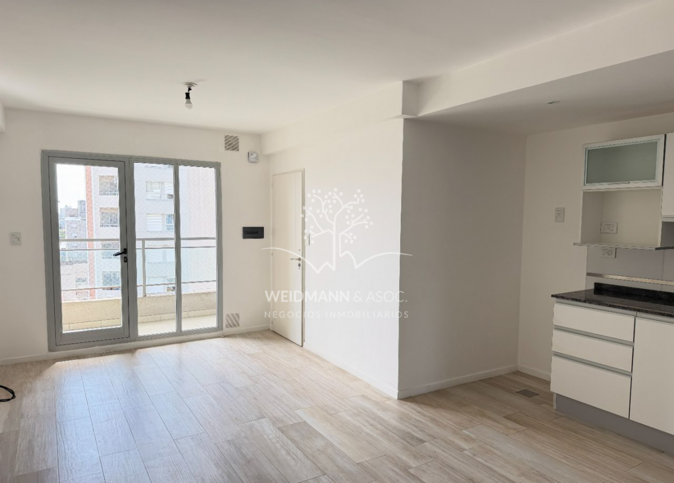 Departamento 1 dorm. en alquiler con cochera, Torre Roma, Santa Fe