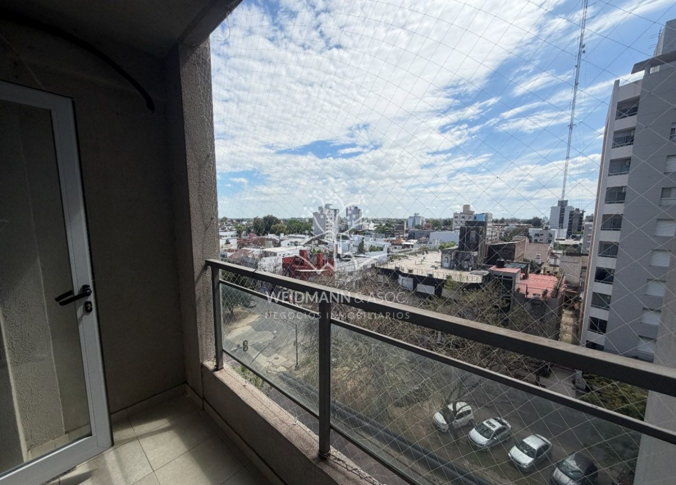 Departamento 1 dorm. en alquiler con cochera, Torre Roma, Santa Fe