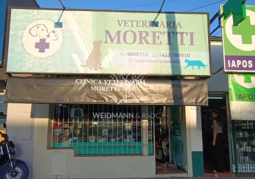 ALQUILER de veterinaria, zona comercial de Aristobulo del Valle, Santa Fe